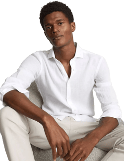 Reiss Ruban Linen Men Shirt