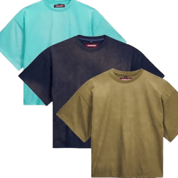 Rose in Good Faith 3-Pack Eco-Friendly Organic Cotton Hemp Blend T-shirts