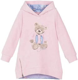 Lapin House Girls Velour Hooded Teddy Dress