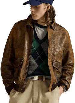 Polo Ralph Lauren Men's Leather Flight Jacket