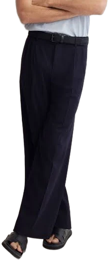 H&M Men's Loose Fit Tailored Pants