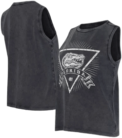 Concepts Women's Florida Gators Distressed French Terry Tank Top