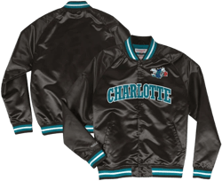 Mitchell & Ness Men's Charlotte Hornets Lightweight Satin Jacket