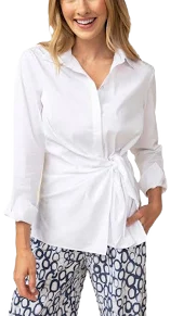 Habitat Women's Perfect Travel Side-Tie Soho Shirt