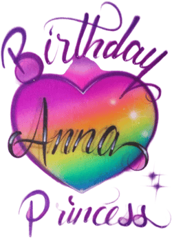 Personalized Rainbow Airbrush Name T-Shirt