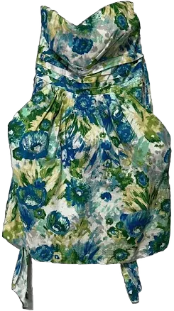 Wet Seal Women's Floral Spaghetti Strap Knee Length Dress