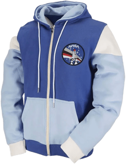 NASA Hooded Zip-Up Jacket