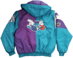 Charlotte Hornets Vintage Starter Full Zipp
