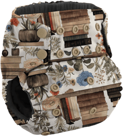 Kanga Care Rumparooz G3 OBV (Organic viscose of Bamboo Velour) One Size Pocket Cloth Diaper  Bamboo Rayon Insert | Novela (6-55+ lbs)