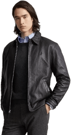 Polo Ralph Lauren Men's Genuine Leather Jacket