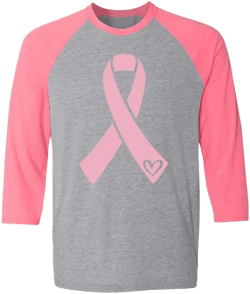 Fun Express Women's Ribbon Heart T-Shirt