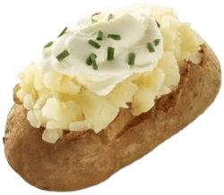 Sour Cream and Chive Baked Potato