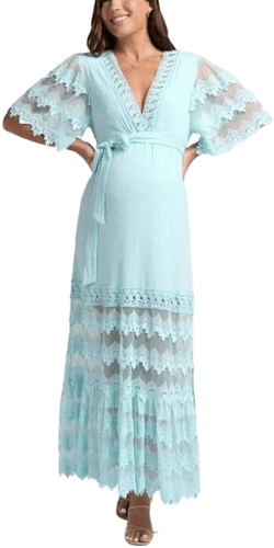 Roxy Maternity Lace Maxi Dress