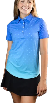 Sunday Swagger Women's Palmera Sleeved Golf Polo