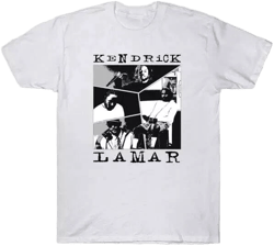 Kendrick Lamar T-shirt White Shirt Cotton Tee Popular Graphic Shirt