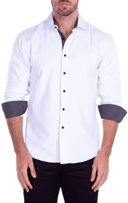 Neo Men's Modern Fit Long Sleeve Shirt