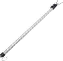 Operitacx Retractable Clothesline Pole Hook Aluminum Alloy Clothes Drying Rod for Indoor and Outdoor Use for Wardrobes Balconies and High Ceilings Silver