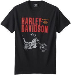 Harley-Davidson Men's Vintage Motorcycle Tee Shirt
