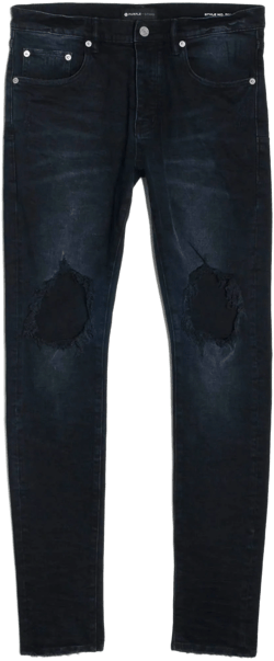 PURPLE BRAND P002 Black Wash Blowout Jeans