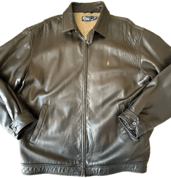Polo Ralph Lauren Classic Vintage Lambskin Leather Jacket