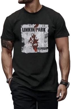 No No Linkin Park Men's Hybrid Theory Theme T-Shirt