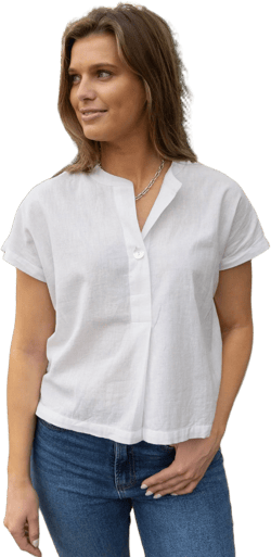 ExVoto Anna Cotton Linen Blouse