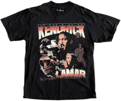 Kendrick Lamar Rap Graphic Print Vintage Style T Shirt Ahn00791
