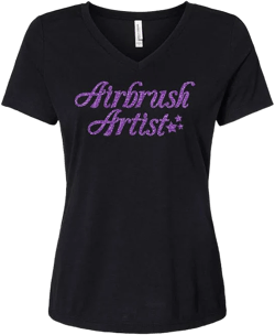 V Neck Artist T Shirt