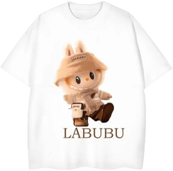vgtees Cute Cartoon-style Labubu T-Shirt for Men, Oversized and Soft Cotton Material