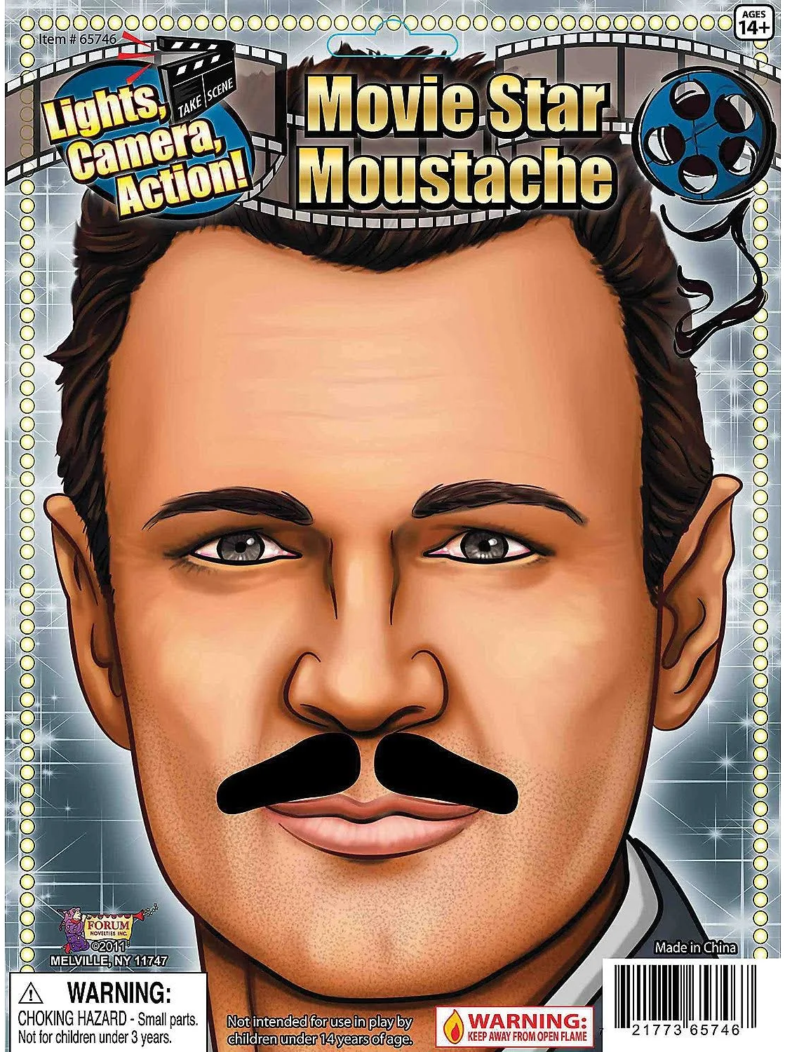Hollywood Vintage Moustache Boys Movie Star Mustache