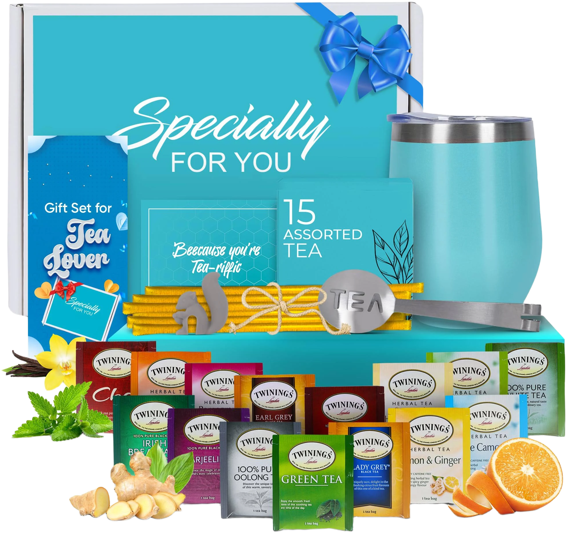 Mothers Day Gifts Tea Gifts for Women Sampler Gift Basket