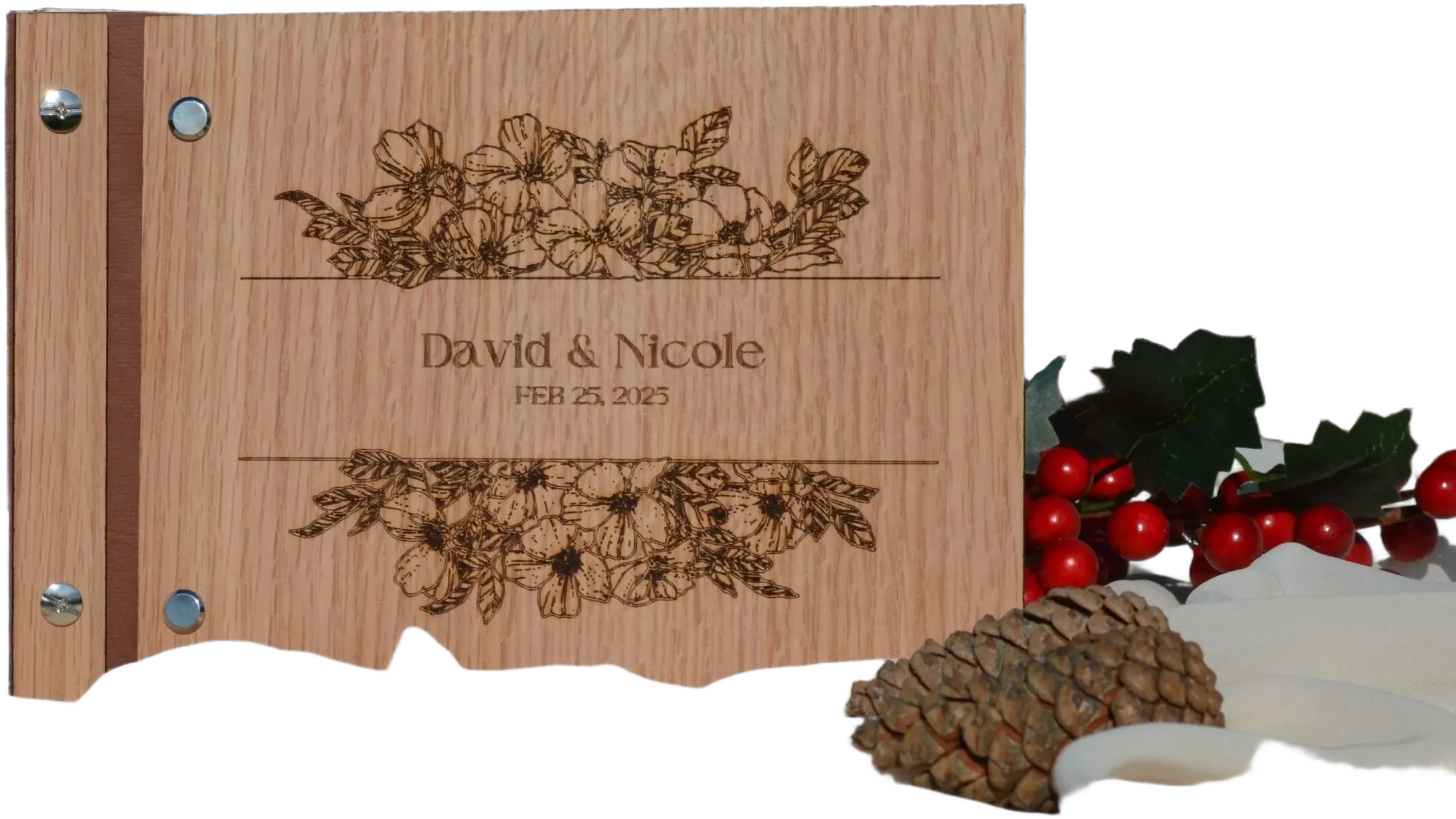 Wedding Guest Book, Wood Guest Book, Guest Book, Photobooth Guestbook, Wooden Guest Book, Personalized Photo Album, Wedding Album