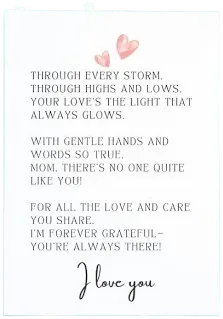 Heartfelt Mom Appreciation Poem