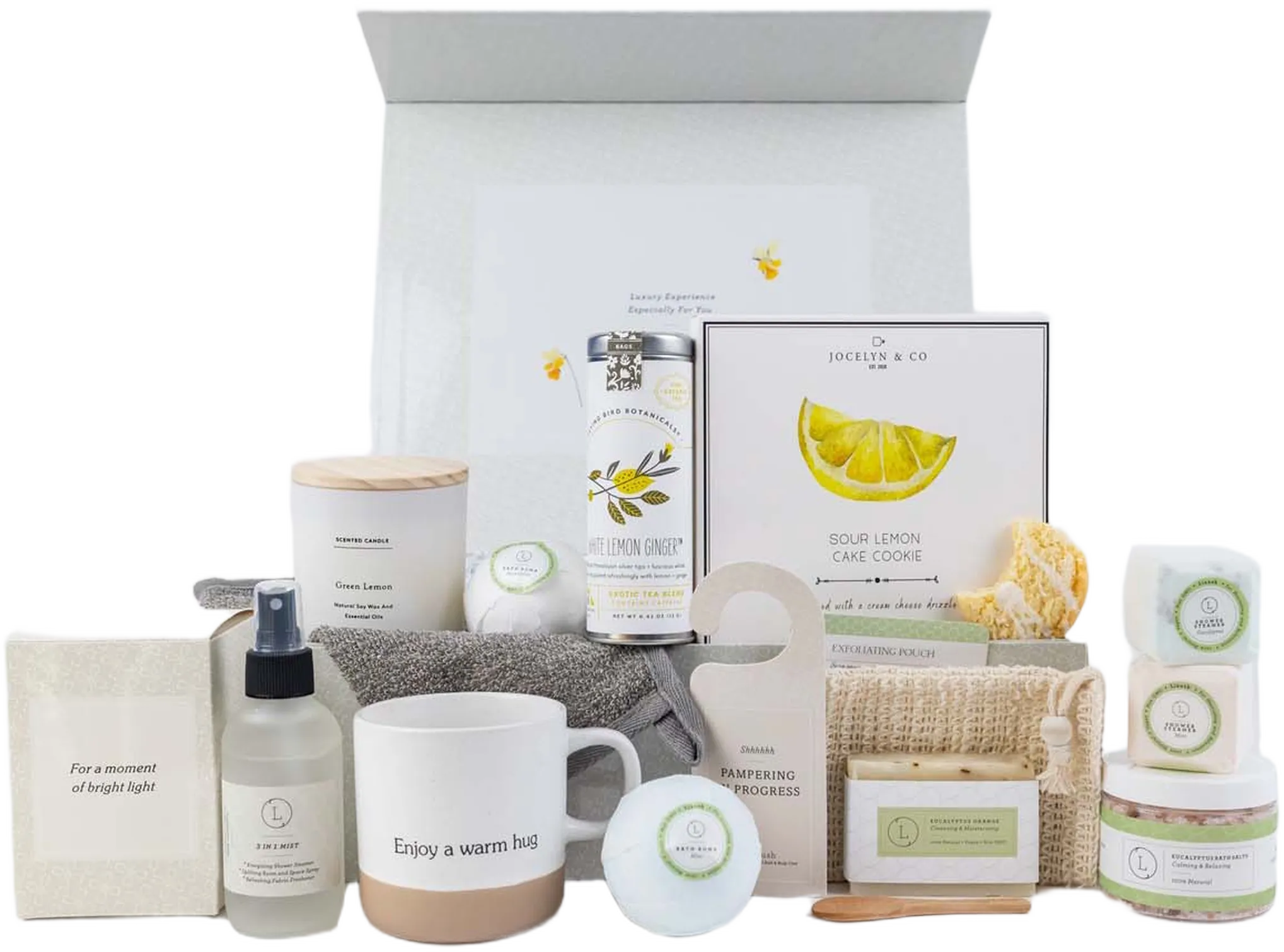 Lizush Get Well Gift Basket All Natural Care Package