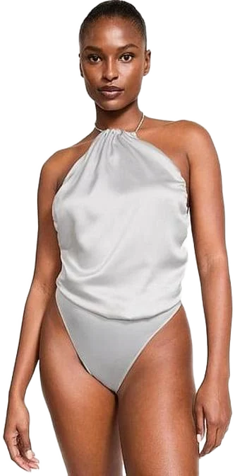 Victoria's Secret Women's Twinkle Strap Satin Teddies