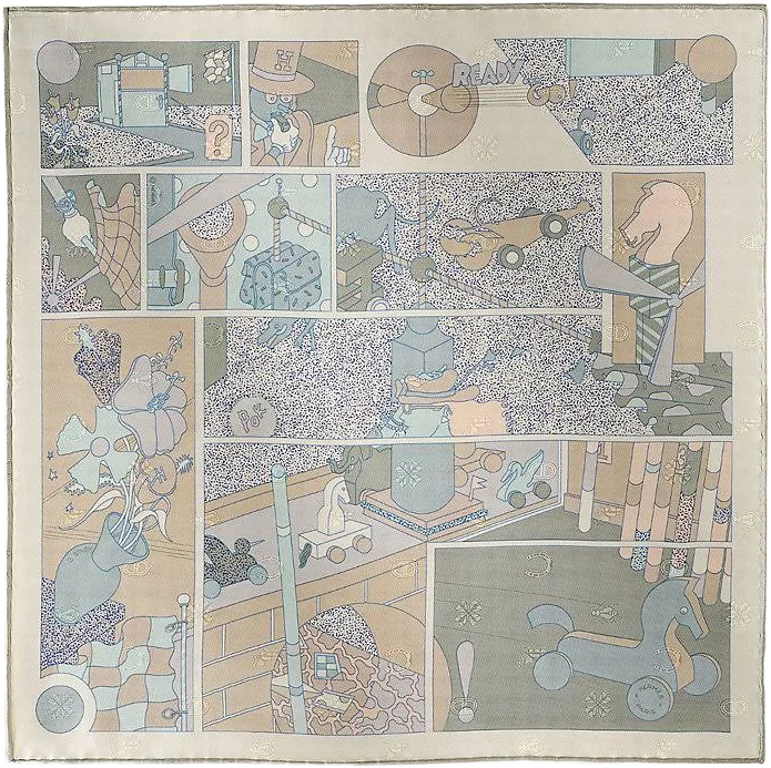Hermès Women's Ready... Go! Silk Scarf
