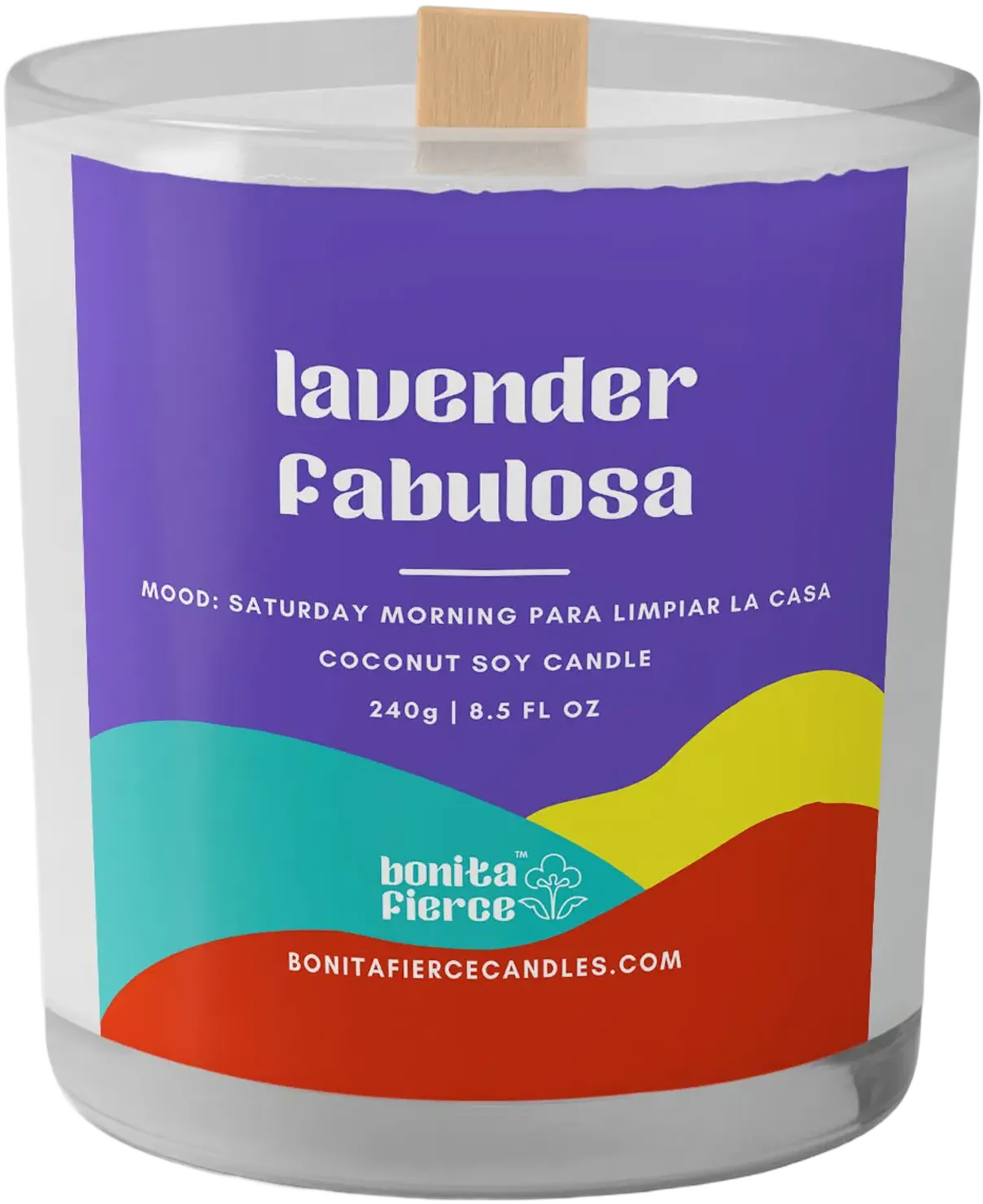 Bonita Fierce Lavender Fabulosa Candle