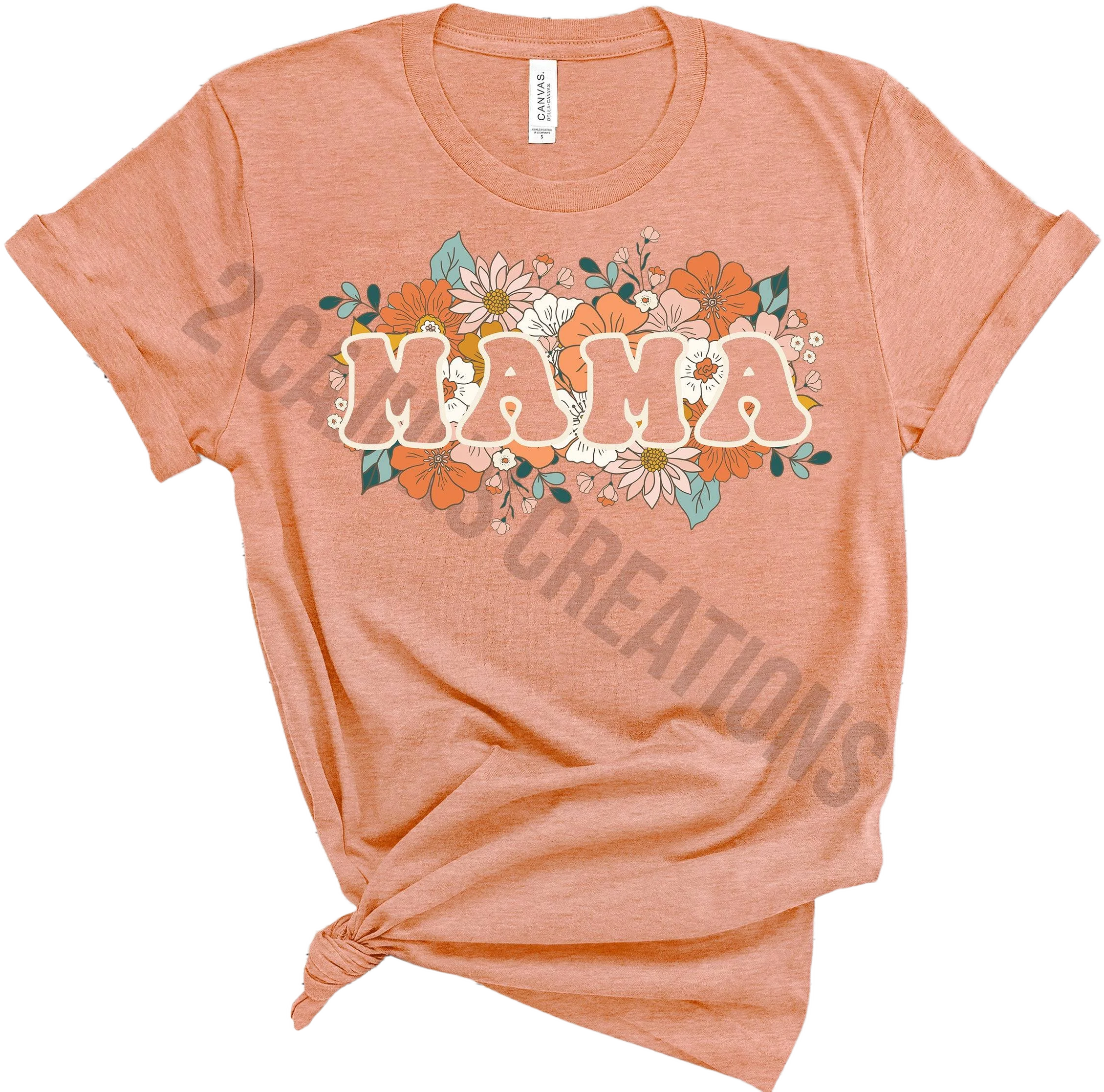 Floral Retro Tshirt Mothers Day Tee