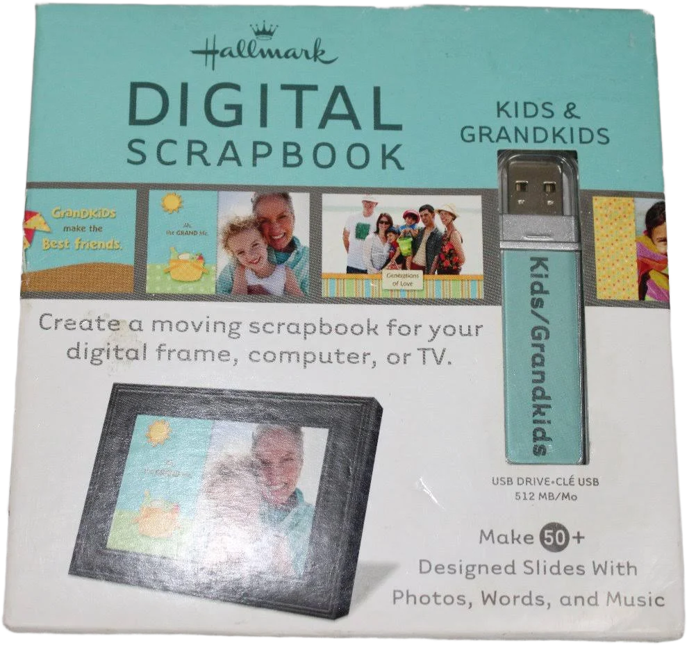 Hallmark Digital Scrapbook Kids Grandkids USB Drive