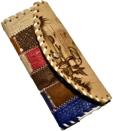 Nicaragua Bird Hand Crafted Leather Stitch Wallet