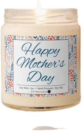 Happy Mother's Day Candle