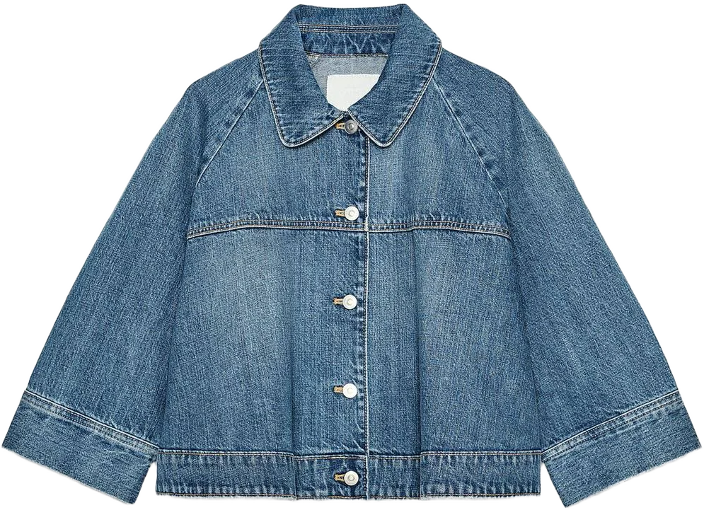 Zara Women's Layered Denim Jacket