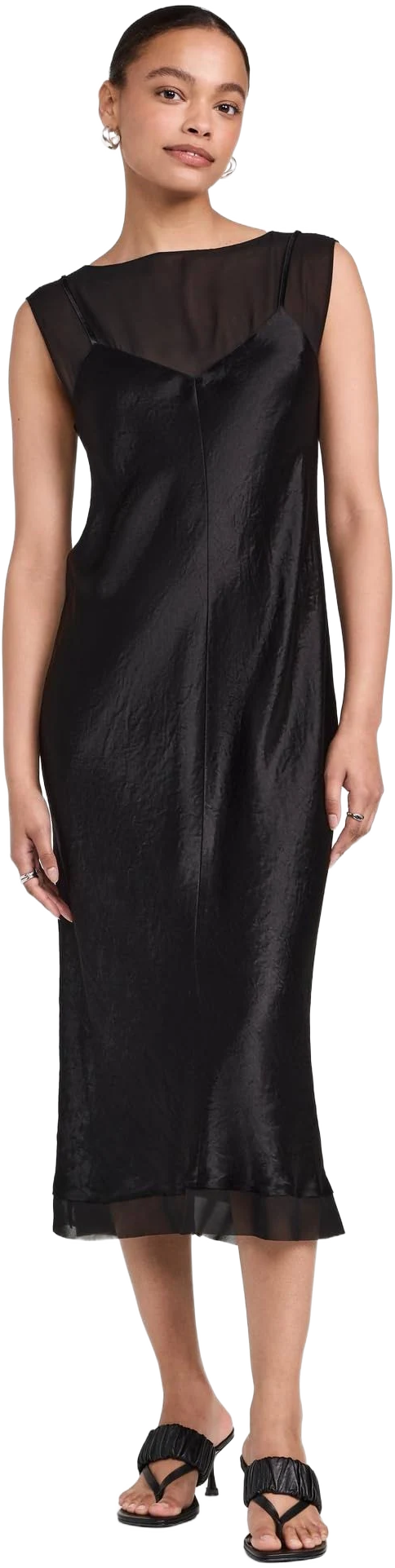 Vince Women's Chiffon Layered Slip Dress