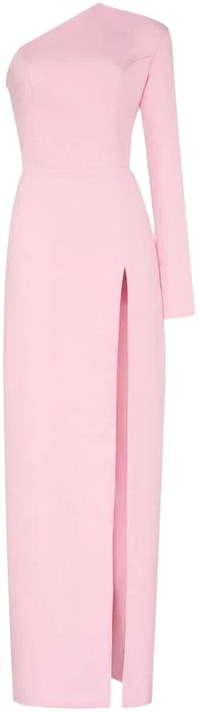Millà Women's Long-Sleeved Maxi Dress with Sharp Shoulder Cut