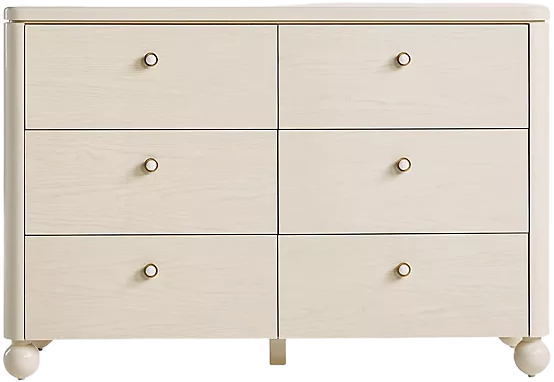 Tasha Lacquer Six-Drawer Dresser