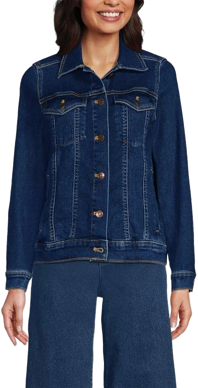 Lands' End Women's Denim Trucker Jacket