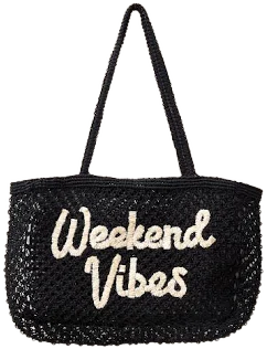 Z Supply Woven Jute Tote Bag
