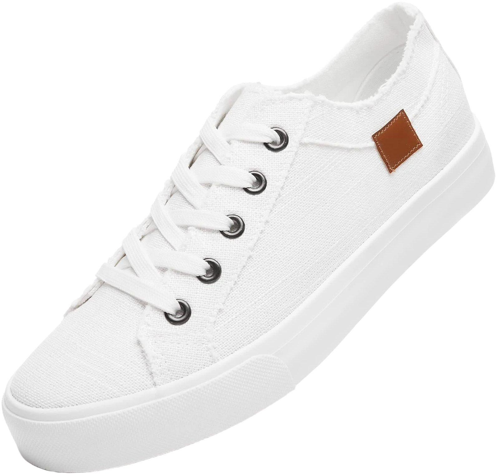 Women's Canvas Lace-Up Sneakers