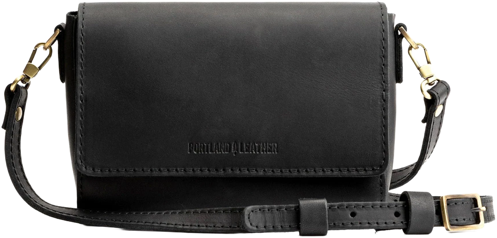 Portland Leather Goods Metro Crossbody Bag for Women – Handmade from the Finest Full-Grain Hides