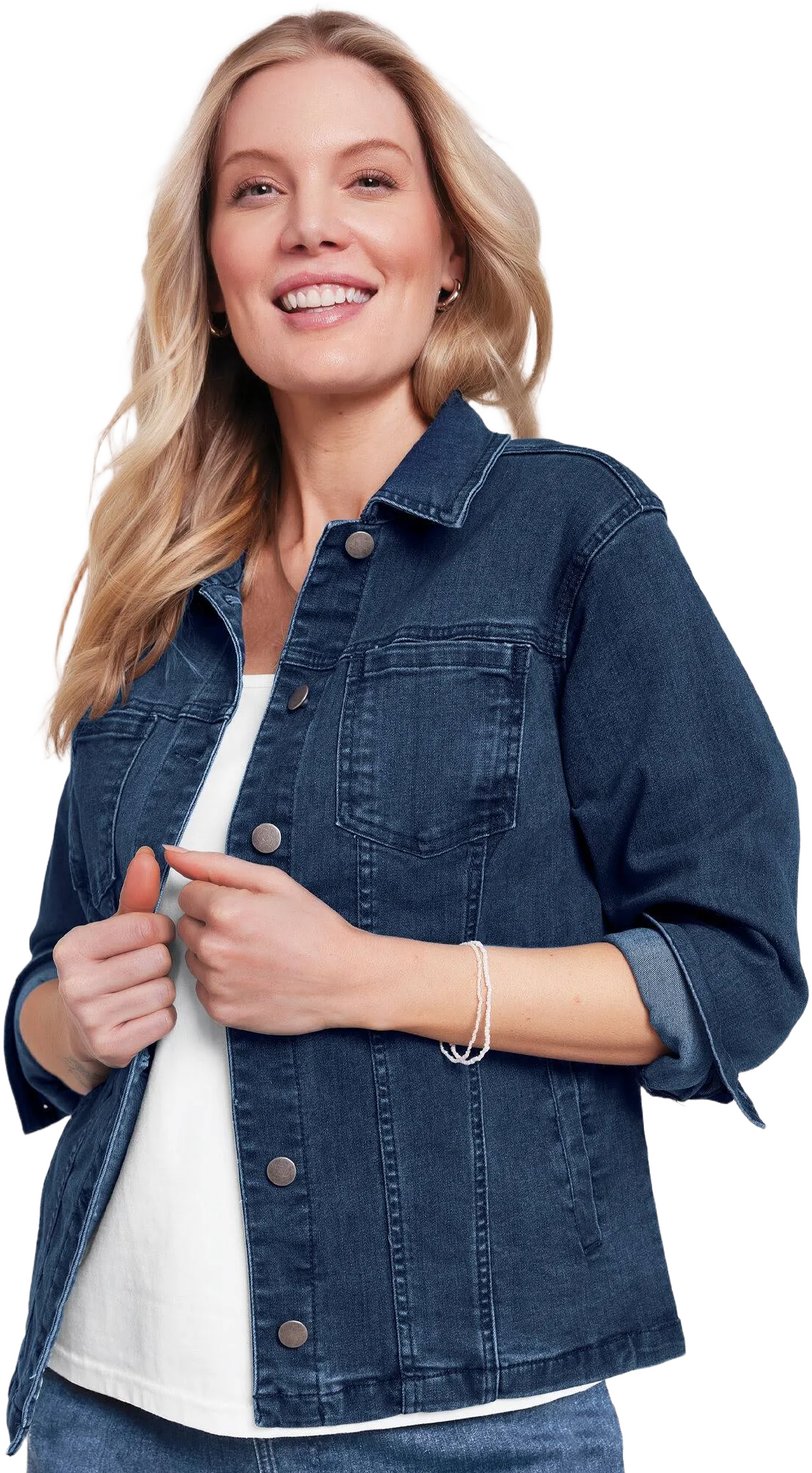 Blair Denimease Stretch Button-Up Jacket